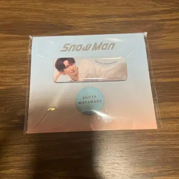 와타나베 쇼타 Snow Man 캔뱃지 세트 스퀘어