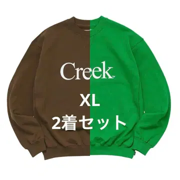 [XL] Creek whimsy 크루넥 맨투맨 새상품 2벌 세트