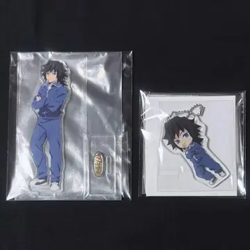 귀멸의 칼날 기유 키메츠 학원 아크릴 스탠드 아크릴 참