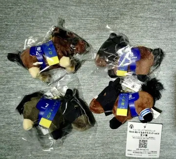 뉴스 슈퍼 서러브레드 10cm 봉제 인형 마스코트 vol.6 전 4종