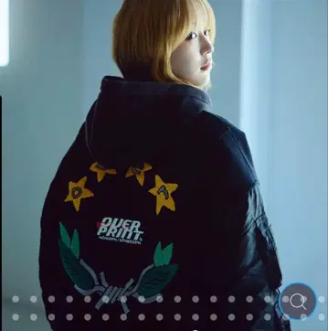 [ 신상 ] 오버 프린트 over print 자켓 아우터 MA1