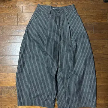 PushPush 스트라이프 와이드 팬츠