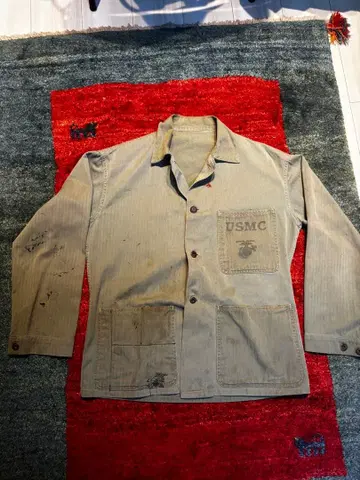 밀리터리 자켓 택 없음 사이즈 불명