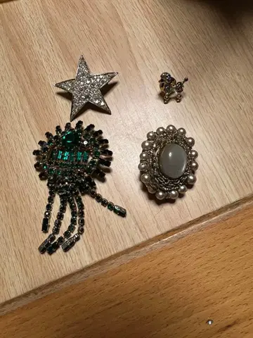 빈티지 브로치 세트