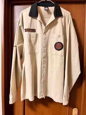 SANTA CRUZ 베이지 긴팔 셔츠