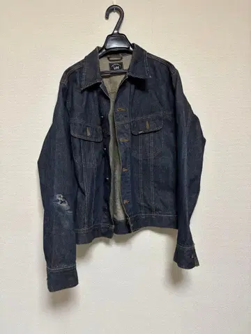 리 다크 블루 데님 자켓 L