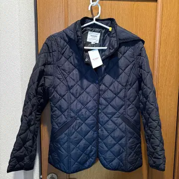 BEAMS HEART 퀼팅 자켓 L 네이비 (택 포함 새상품)