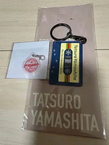 야마시타 타츠로 카세트 키링과 참