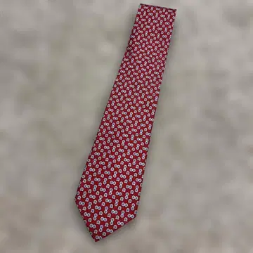 새상품급 SalvatoreFerragamo 넥타이 레드 택 포함