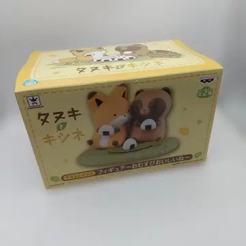 [ 미개봉 ] 너구리와 여우 프라이스 피규어 오무스비 맛있다네
