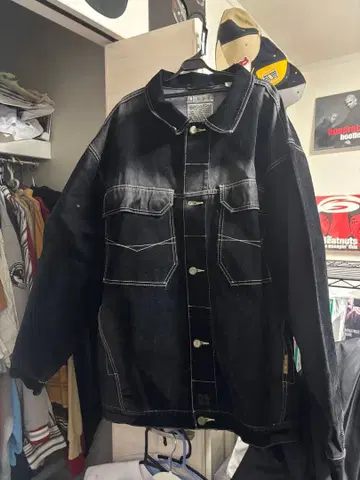 칼카니 벨로아 데님 자켓 bboy 레어