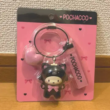 새까만 동물들 포차코 키링 산리오