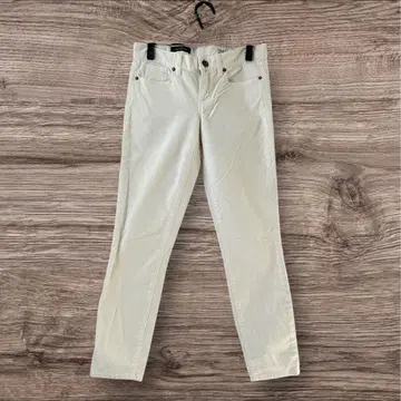 J.CREW 투스픽 화이트 코듀로이 26 미사용 새상품