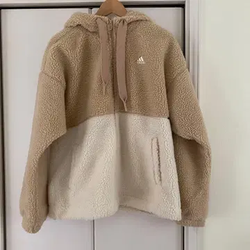 아디다스 플리스 보아 자켓 블루종 L