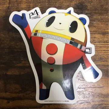 페르소나 4 곰 애니메이트 페어 특전 씰 스티커