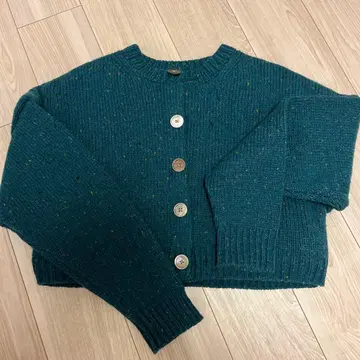 The SHISHIKUI Mix cardigan GREEN