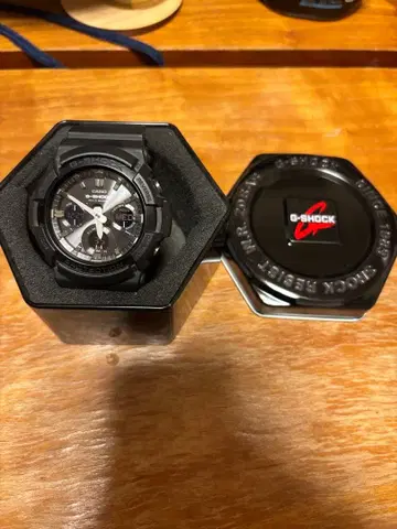 G-SHOCK 디지털 아날로그 시계 블랙