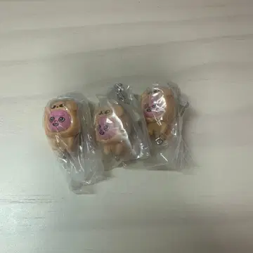 SKZOO 가챠 꼬옥꼬옥 누르고 연결하는 마스코트 돼끼 3개 세트