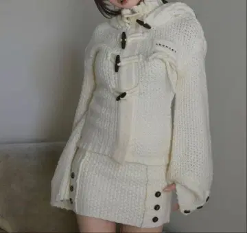 andmary AM1613 Cable knit jacket set