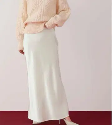 ur's 새틴 머메이드 맥시 스커트