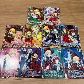 DVD 로젠 메이든 전 4권 로젠 메이든 트로이먼트 전 6권 합계 10