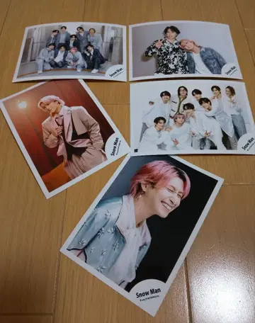 Snow Man 컬러 사진 5장 세트