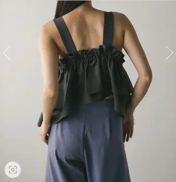 스타미키 비대칭 프릴 뷔스티에