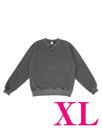 OVY 크루 넥 스웨트 블랙 XL