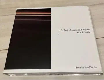 CD 2장 사토 슌스케 Bach: Sonatas and Partitas