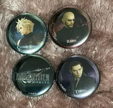 FINAL FANTASY VII REMAKE 핀 배지 컬렉션 4개 세트