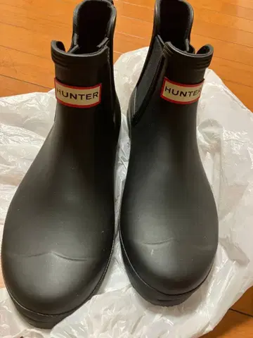 헌터 레인부츠 블랙