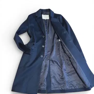 새상품급 MACKINTOSH 체스터 코트 울 36 S 네이비