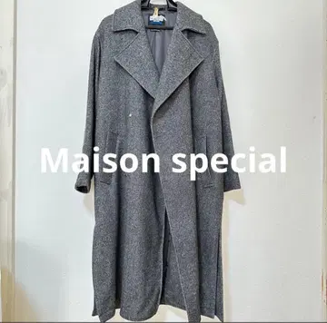 메종 스페셜 그레이 체스터 코트