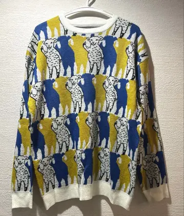 그라니프 라무초프 올 패턴 니트 오버 사이즈