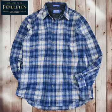 12M531 PENDLETON USA제 옴브레 체크 셔츠 자켓