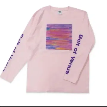 아이묭 비너스 벨트 긴팔 티셔츠 롱티 핑크 m 사이즈