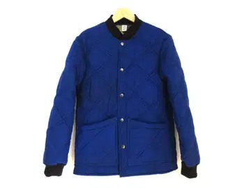 슈라프 리메이크 80s 빈티지 타입 퀼팅 자켓 블루