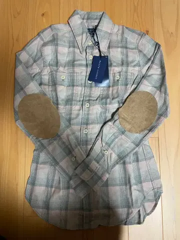 새상품 미사용 택 포함 랄프 로렌 코튼 플란넬 셔츠 사이즈 XS