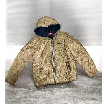 CONVERSE 퀼팅 자켓 M 사이즈 골드 베이지