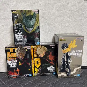 히로아카 바쿠고 카츠키 미도리야 이즈쿠 피규어 4개 세트