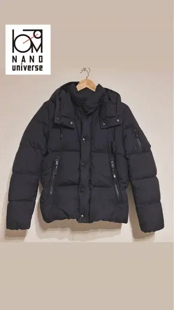 니시카와 다운 NANO UNIVERSE 블랙