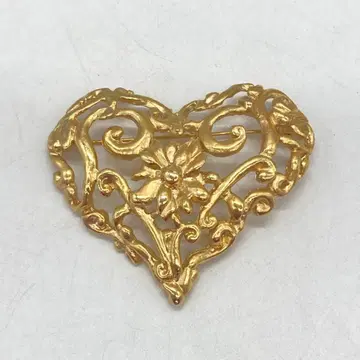 Christian Lacroix 브로치 빈티지 하트 골드