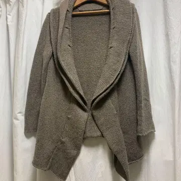 FOXEY 니트 가디건 브라운