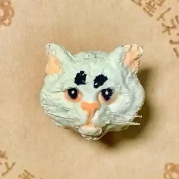 둥근 눈썹 고양이 브로치