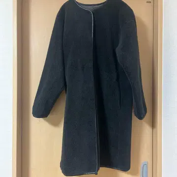 le.coeur blanc 블랙 플리스 자켓