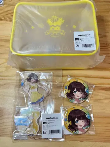 Splash Summer 시가 리코 클리어 파우치 아크릴 스탠드 캔 배지