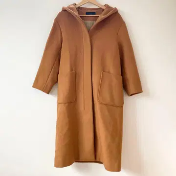 쉽스 후드 롱 코트 울 카멜 정가 52,000원