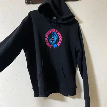 산타크루즈 블랙 후드티