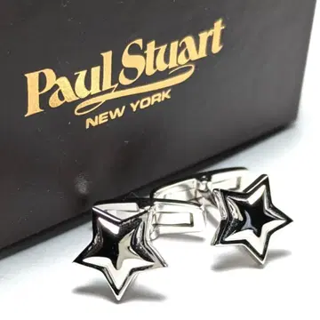 psc496 새상품 폴 스튜어트 커프스 링크 실버925 스타/별