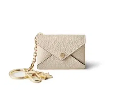 보나벤투라 스타 체인 키링 슈링크 가죽 아이보리